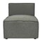 Flash Furniture Bridgetown Luxury Modular Sectional Sofa, Armless Center Seat, Dark Gray IS-IT2231-MC-DKGRY-GG - alternate 2